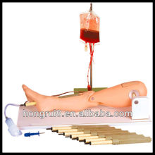 Simulador de perna de medula óssea e simulações de medula óssea ISO, modelo de perna de enfermagem